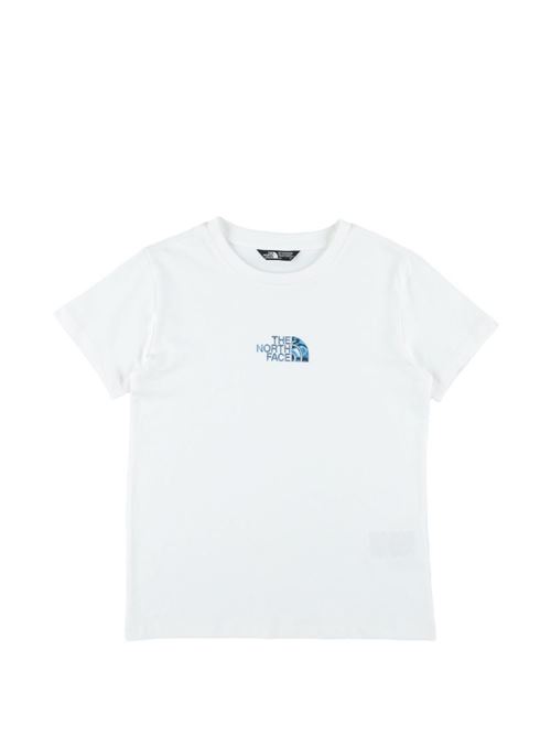 T-shirt bambino The North Face Liquid Logo bianca NORTH FACE | NF0A8G1WFN4